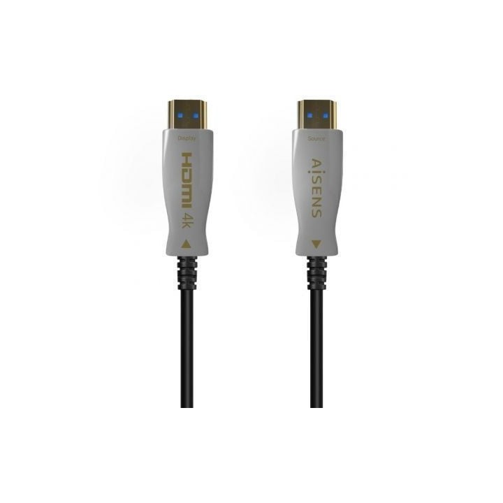 Cable HDMI 2.0 AOC 4K Aisens A148-0698/ HDMI Macho - HDMI Macho/ 100m/ Negro