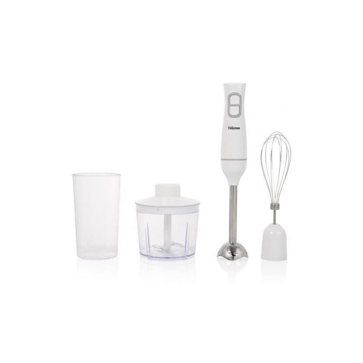 Batidora de mano Tristar MX-4881/ 350W/ Incluye Varillas, Picadora y Vaso Medidor