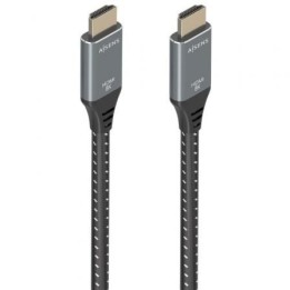Cable HDMI 2.1 8K Aisens A150-0876/ HDMI Macho - HDMI Macho/ 5m/ Gris y Negro