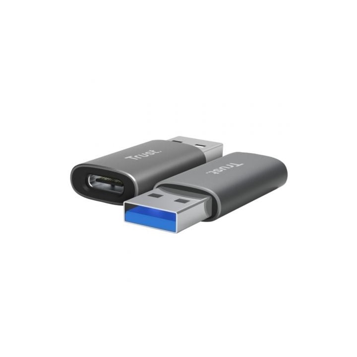 Adaptador USB 3.2 GEN2 Trust Calyx / USB Tipo-C Hembra - USB Macho