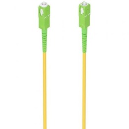 Cable de Fibra Óptica G657A2 3.0 9/125 SMF Aisens A152-0986/ LSZH/ 20m/ Amarillo