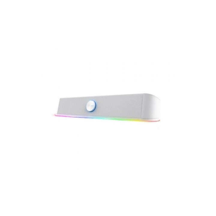 Barra de Sonido Trust Gaming GXT 619 Thorne/ 12W/ 2.0/ Blanca