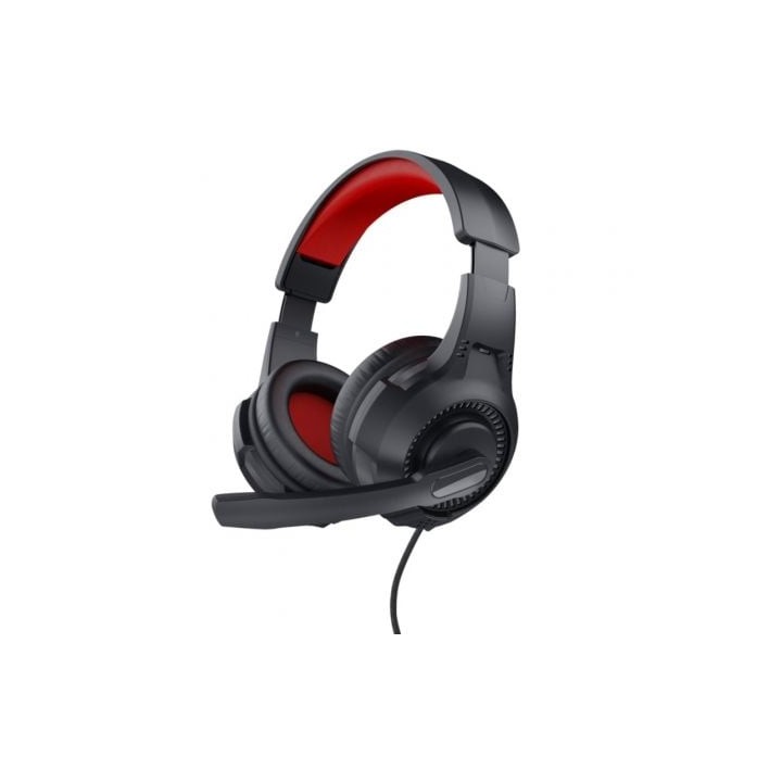 Auriculares Gaming con Micrófono Trust Gaming 24785/ Jack 3.5/ Rojos y Negros