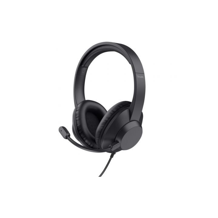 Auriculares Trust Ayda Max USB/ con Micrófono/ USB/ Negros