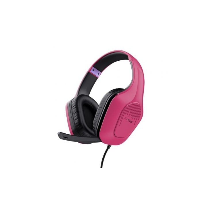 Auriculares Gaming con Micrófono Trust Gaming GXT 415 Zirox/ Jack 3.5/ Rosas