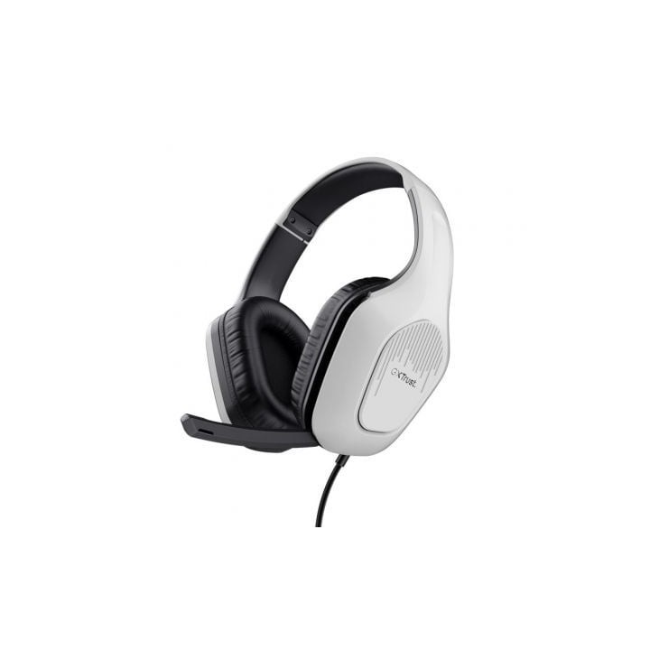 Auriculares Gaming con Micrófono Trust Gaming GXT 415 Zirox PS5/ Jack 3.5/ Blancos