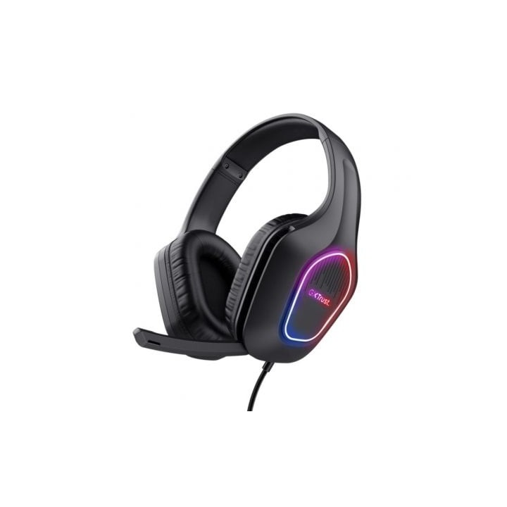 Auriculares Gaming con Micrófono Trust Gaming GXT 416 Zirox/ Jack 3.5/USB Negros