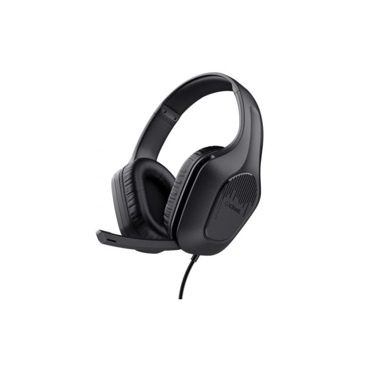 Auriculares Gaming con Micrófono Trust Gaming GXT 417 Zirox/ Jack 3.5/ Negros
