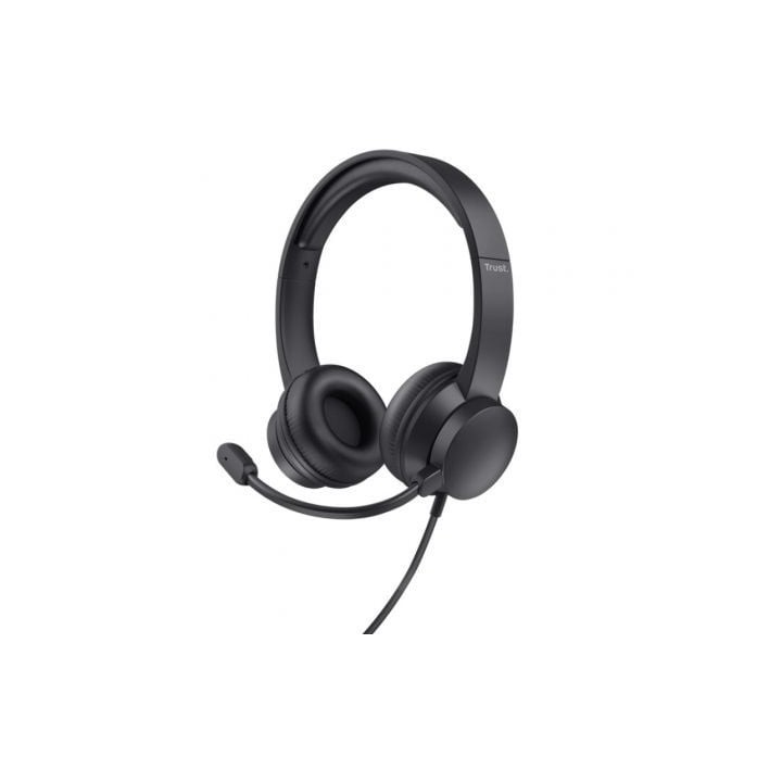Auriculares Trust HS-150/ con Micrófono/ Jack 3.5/ Negros