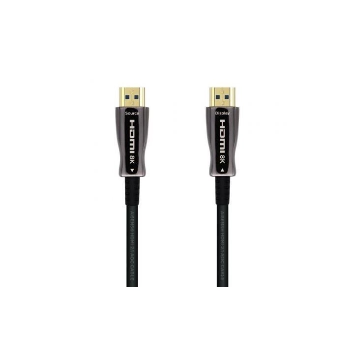 Cable HDMI 2.1 AOC 8K Aisens A153-0522/ HDMI Macho - HDMI Macho/ 60m/ Negro