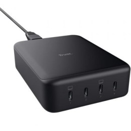 Cargador de Pared GaN Trust Maxo/ 4xUSB Tipo-C/ 240W/ Automático/ Voltaje 5-20V
