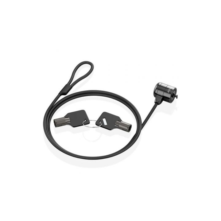 Cable de Seguridad para Portátiles Aisens ASLK-D40K04-BK/ 1.5m