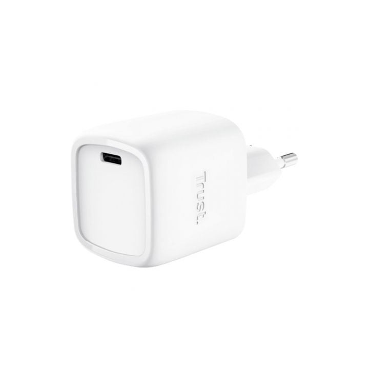 Cargador de Pared GaN Trust Maxo 30W/ 1xUSB Tipo-C/ 30W