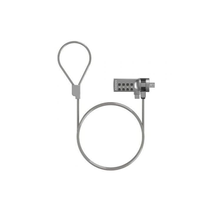 Cable de Seguridad para Portátiles Aisens ASLK-D40N01-SL/ 1.5m