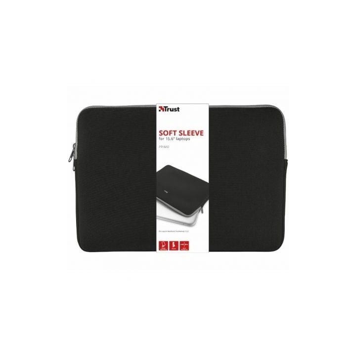Funda Trust Primo para Portátiles hasta 15.6"/ Negra