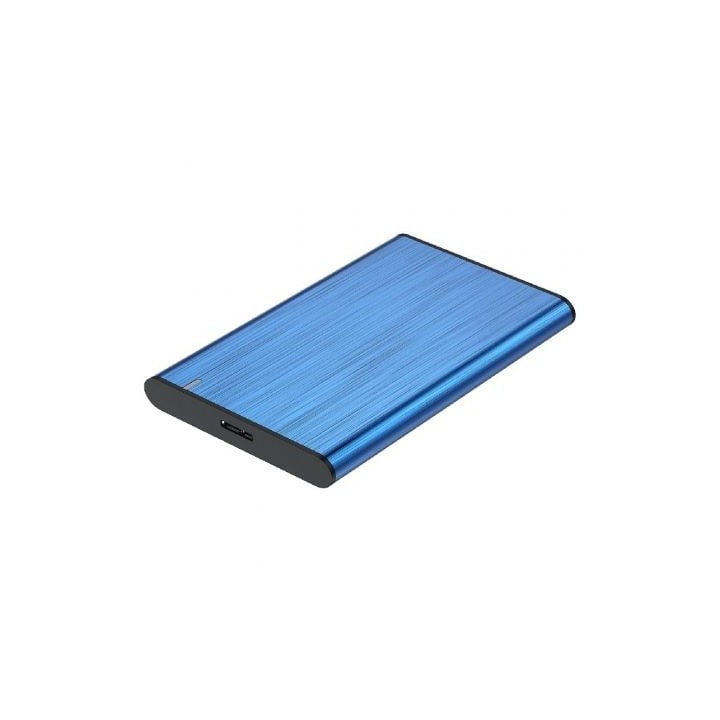 Caja Externa para Disco Duro de 2.5" Aisens ASE-2525BLU/ USB 3.1/ Sin tornillos