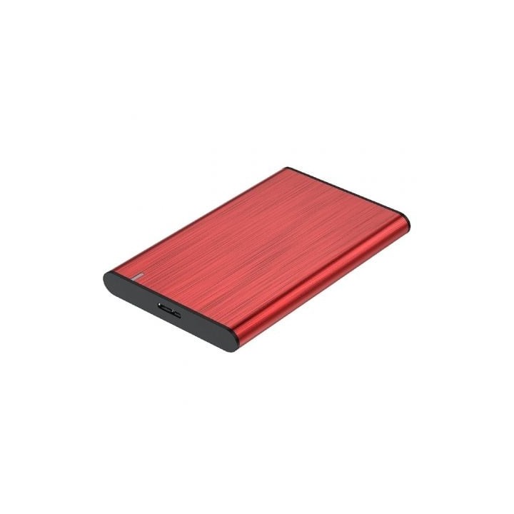 Caja Externa para Disco Duro de 2.5" Aisens ASE-2525RED/ USB 3.1/ Sin tornillos