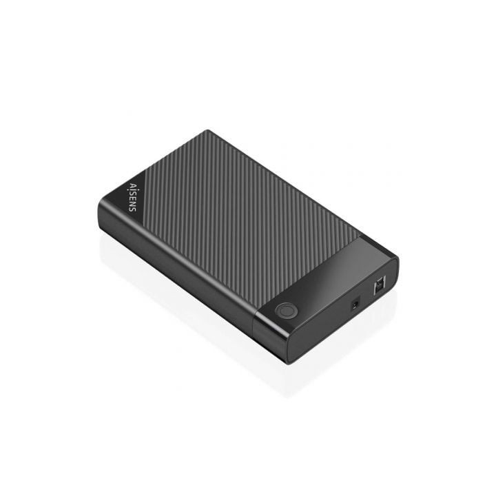 Caja Externa para Disco Duro de 3.5" Aisens ASE-3529B/ USB 3.1/ Sin tornillos