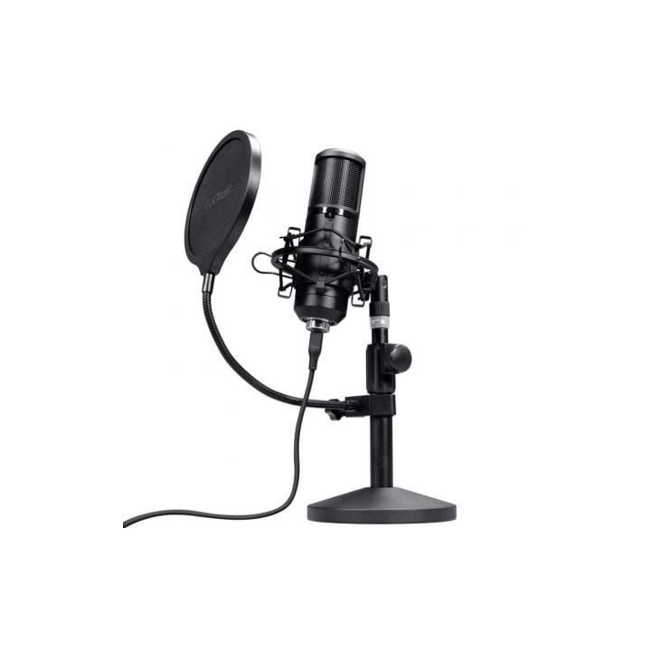Micrófono Gaming Trust Gaming GXT 269 Emita II 25769/ USB/ Negro