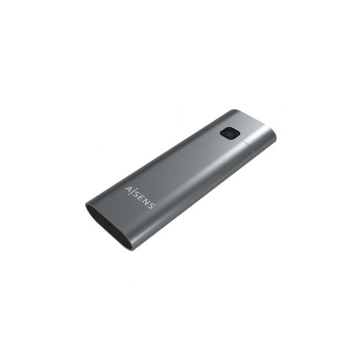 Caja Externa para Disco SSD M.2 NVMe Aisens ASM2-021GR/ USB 3.1 Gen2/ Sin Tornillos