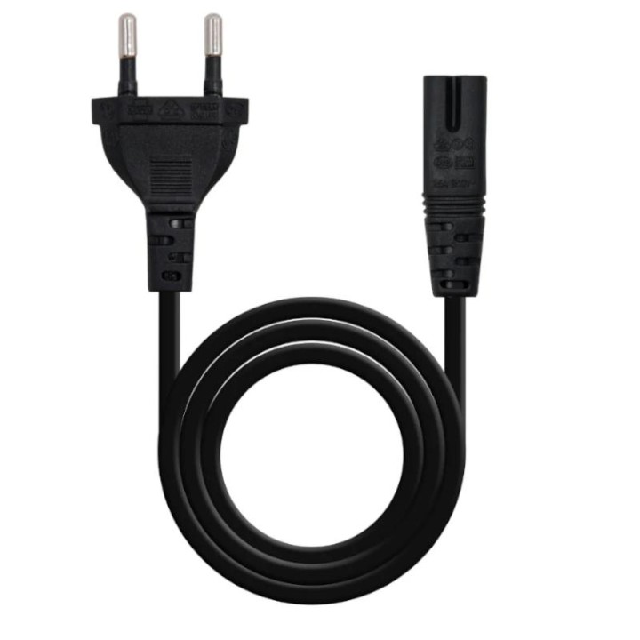 Nanocable Cable Alim. Forma 8 CEE7/16/M-C7/H, 2M