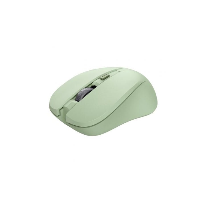 Ratón Inalámbrico Trust Mydo Silent Wireless/ Hasta 1800 DPI/ Verde