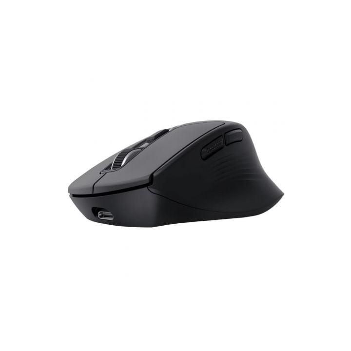Ratón Inalámbrico Trust Niven Confort 26021/ Batería recargable/ Hasta 3200 DPI/ Negro