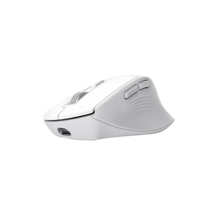 Ratón Inalámbrico Trust Niven Confort 26022/ Batería recargable/ Hasta 3200 DPI/ Blanco
