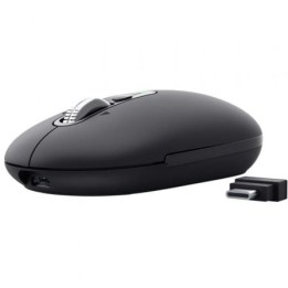 Ratón Inalámbrico Trust Seron 26018/ Batería recargable/ Hasta 3200 DPI/ Negro