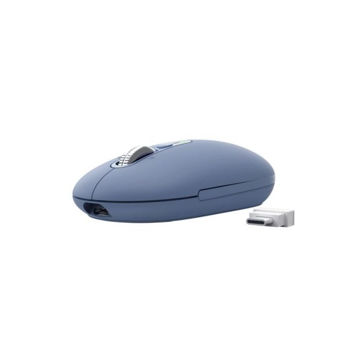 Ratón Inalámbrico Trust Seron 26020/ Batería recargable/ Hasta 3200 DPI/ Azul