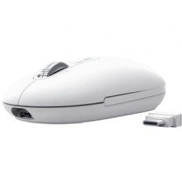 Ratón Inalámbrico Trust Seron 26019/ Batería recargable/ Hasta 3200 DPI/ Blanco