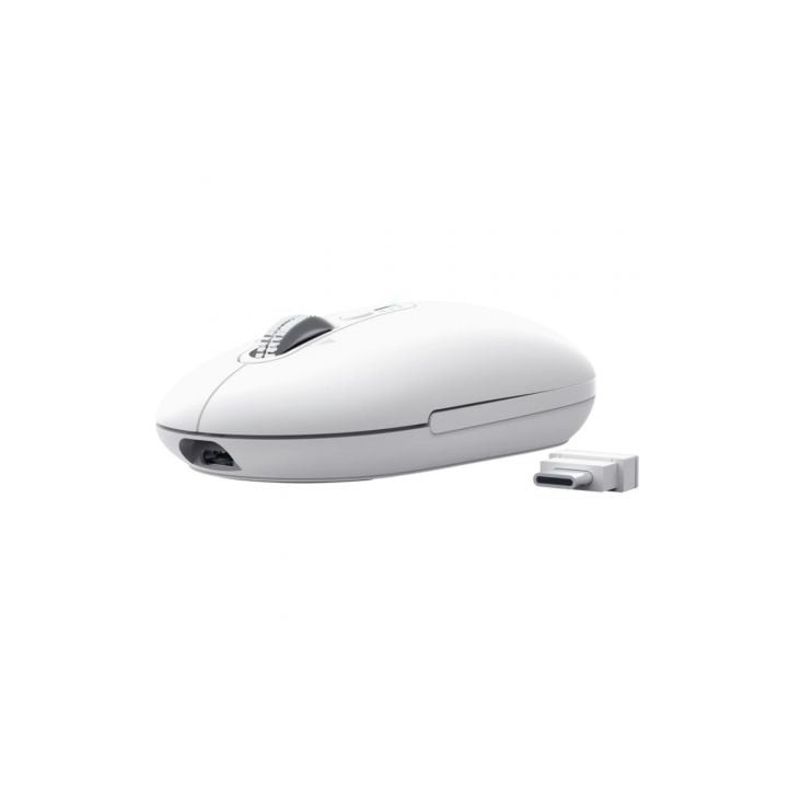 Ratón Inalámbrico Trust Seron 26019/ Batería recargable/ Hasta 3200 DPI/ Blanco
