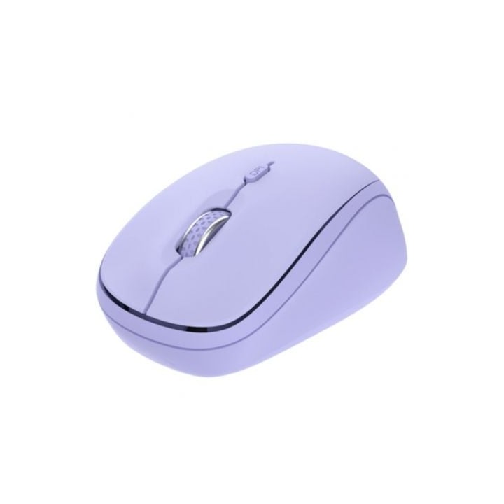 Ratón Mini Inalámbrico Trust Yvi+ Multidispositivo/ Hasta 1600 DPI/ Púrpura