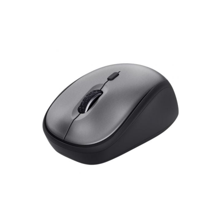 Ratón Mini Inalámbrico Trust Yvi+ Silent/ Hasta 1600 DPI/ Negro
