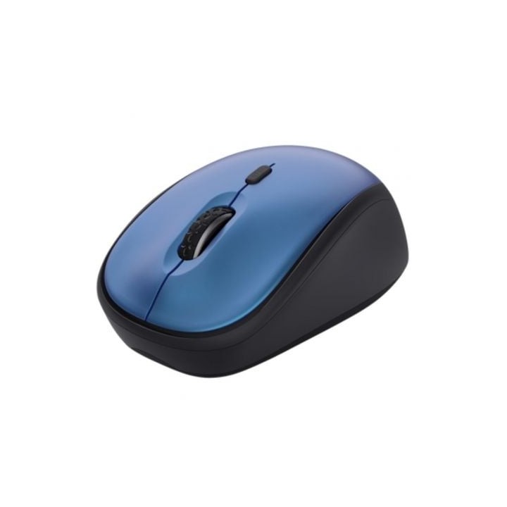 Ratón Mini Inalámbrico Trust Yvi+ Silent/ Hasta 1600 DPI/ Azul
