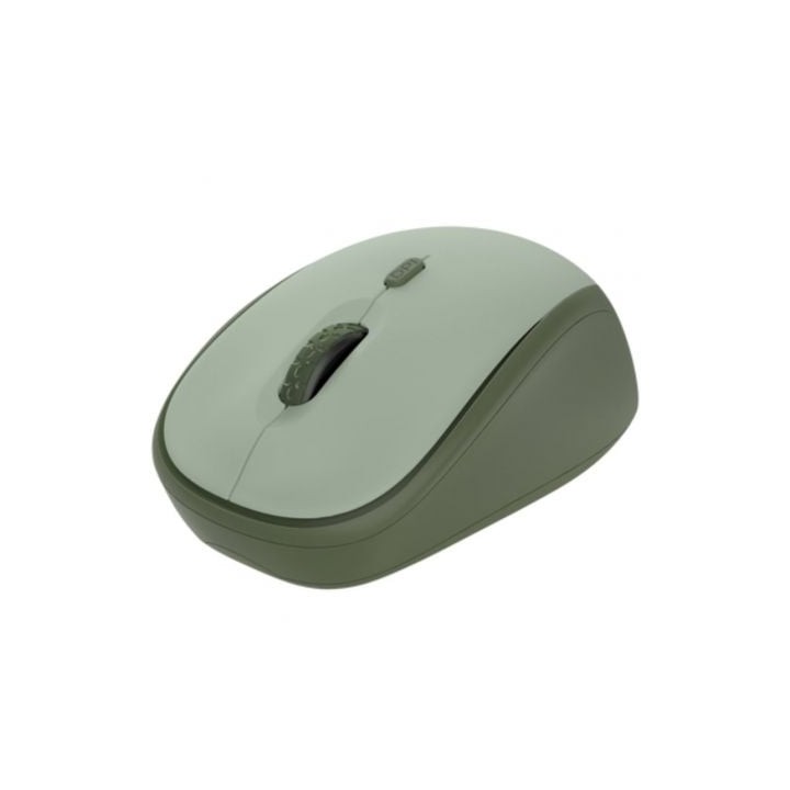 Ratón Mini Inalámbrico Trust Yvi+ Silent/ Hasta 1600 DPI/ Verde