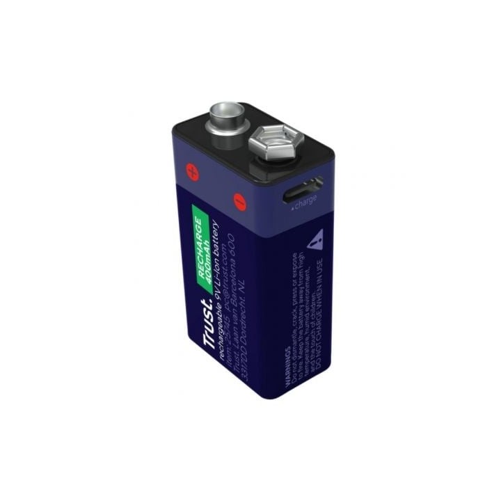 Pilas 6LR61 Trust 25745/ 9V/ Recargables