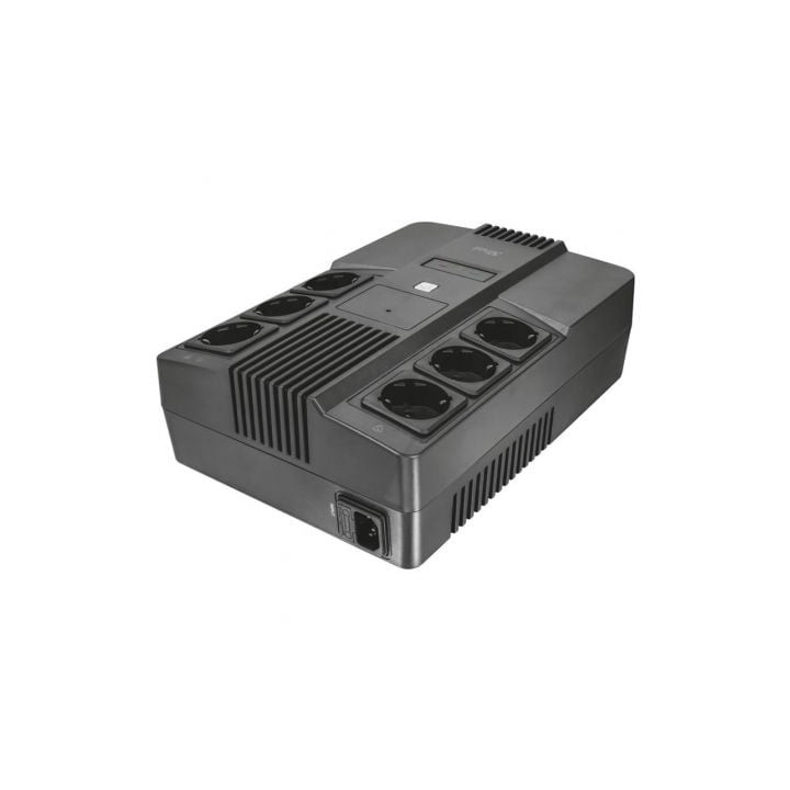 SAI Línea Interactiva Trust Maxxon/ 800VA/ 6 Salidas/ Formato Bloque