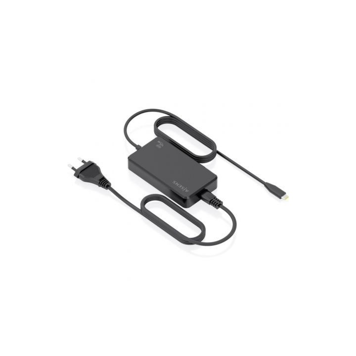 Cargador Sobremesa GaN Aisens ASCH-1PD45D067-BK/ 1xUSB Tipo-C/ 45W