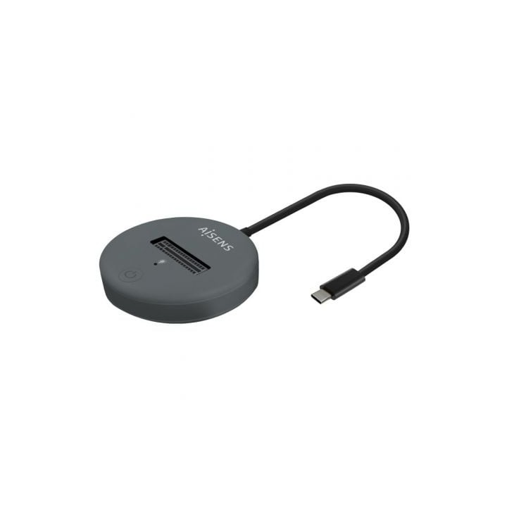 Dock USB Tipo-C para SSD M2 SATA/NVMe Aisens ASUC-M2D014-GR/ Gris