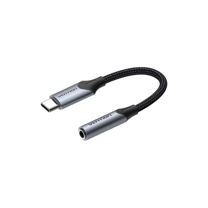 Conversor USB Tipo-C Vention BGJHA/ USB Tipo-C Macho - Jack 3.5 Hembra/ 10cm