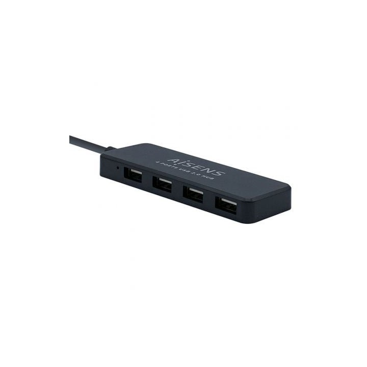 Hub USB 2.0 Aisens A104-0402/ 4xUSB
