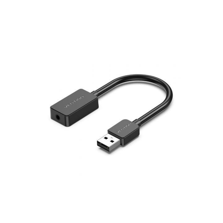 Tarjeta de Sonido Vention CDZB0/ USB Macho - 1x Jack 3.5 Hembra