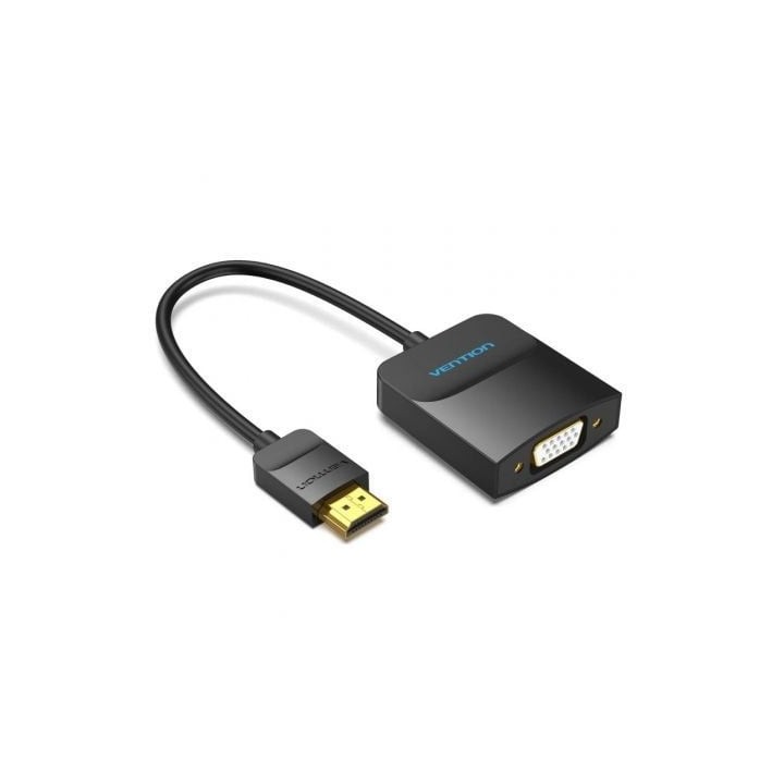 Conversor Vention 42154/ HDMI Macho - VGA Hembra/ 15cm/ Negro