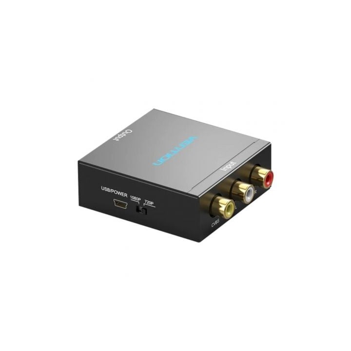Convertidor RCA a HDMI Vention AEFB0/ RCA Hembra - HDMI Hembra - MiniUSB Hembra