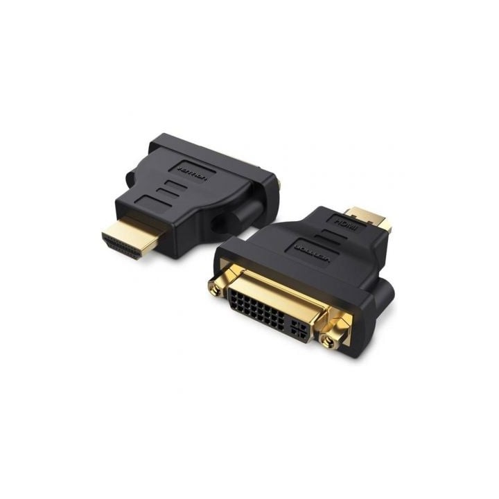Adaptador HDMI Vention ECCB0/ HDMI Macho - DVI (24+5) Hembra