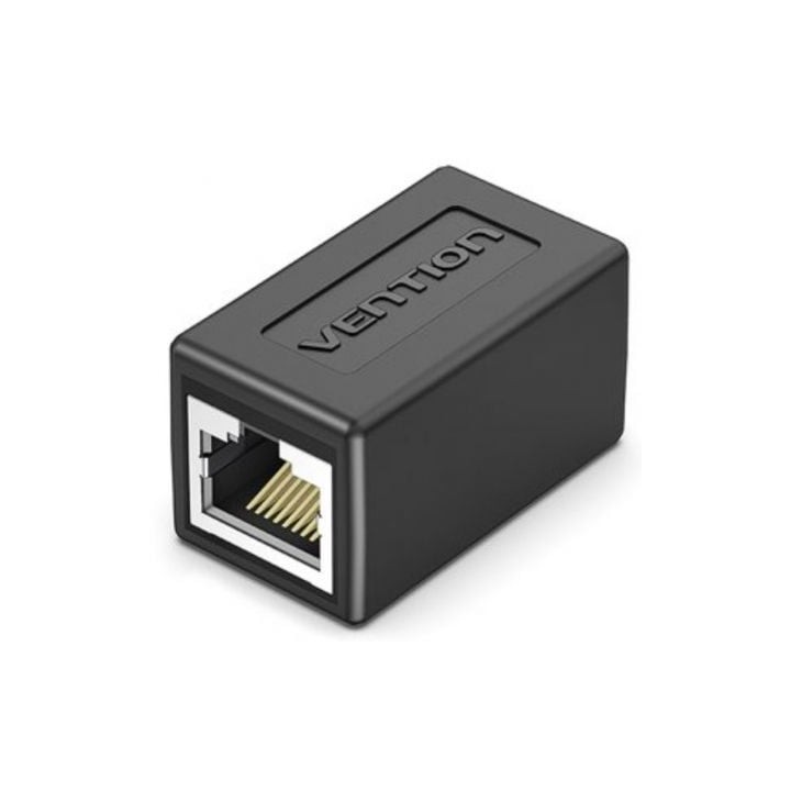 Adaptador Conector RJ45 Vention IPVB0/ Cat.6 FTP/ RJ45 Hembra - RJ45 Hembra/ Negro