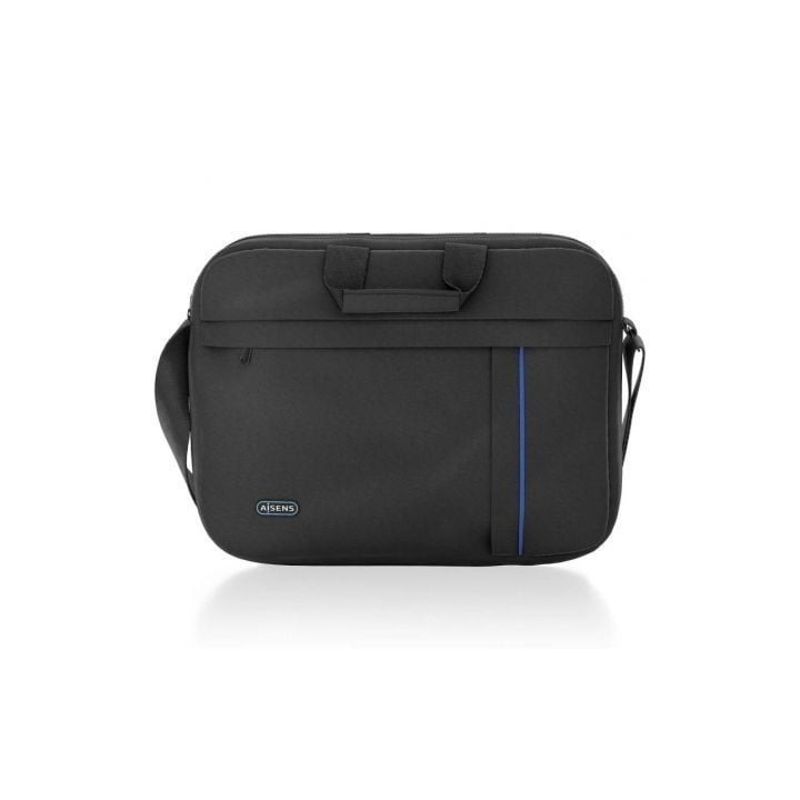 Maletín Aisens ASBG-BC020-BK para Portátiles hasta 15.6"/ Negro