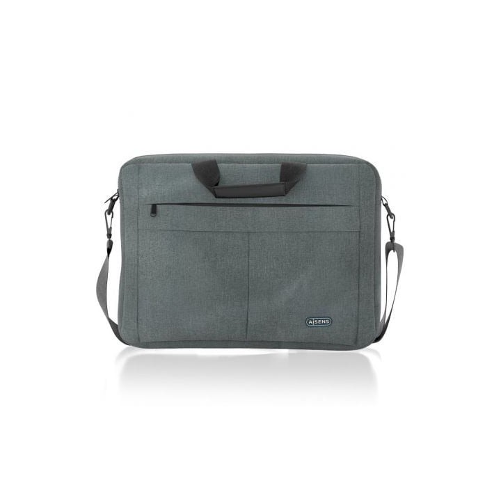 Maletín Aisens ASBG-BC025-GR para Portátiles hasta 15.6"/ Gris