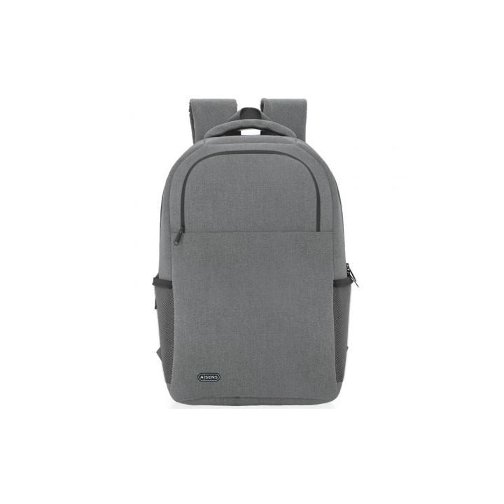 Mochila Aisens Premium ASBG-BP083-GR para Portátiles hasta 15.6"/ Gris
